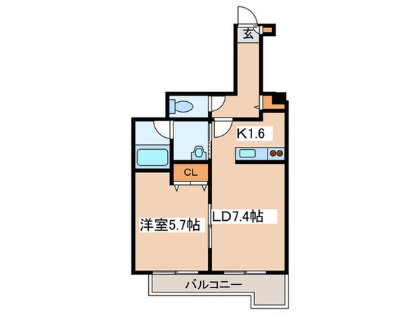 ensoleille山鼻の物件間取画像